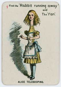 Alice che si allunga da John Tenniel