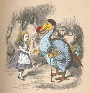 Alice e il Dodo, 1889 da John Tenniel