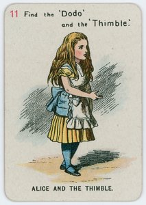 Alice e il ditale da John Tenniel