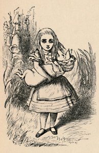 Alice che tiene un maiale tra le braccia, 1889 da John Tenniel