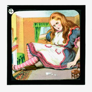 Alice nel Paese delle Meraviglie, diapositive colorate da John Tenniel