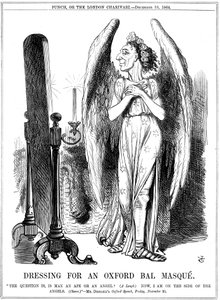 Benjamin Disraeli, conservatore britannico, caricatura da Punch, 1864 da John Tenniel