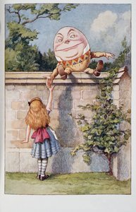 Humpty Dumpty, da Le Avventure di Alice nel Paese delle Meraviglie e Attraverso lo Specchio e Cosa Alice Trovò Lì, di Lewis Carroll, pubblicato nel 1911