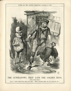 Illustrazione di John Tenniel (1820-1914) in Punch da John Tenniel