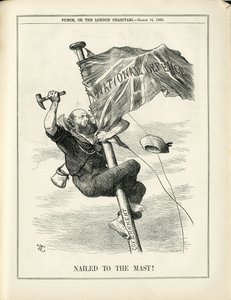 Illustrazione di John Tenniel (1820-1914) in Punch da John Tenniel