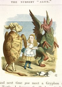 Mock Turtle e Grifone da John Tenniel