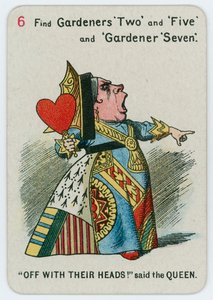 Via le loro teste! disse la Regina da John Tenniel