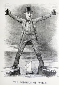 Satira Politica che Raffigura William Ewart Gladstone e Benjamin Disraeli da John Tenniel