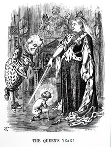 Giubileo di Diamante della Regina Vittoria da John Tenniel