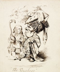 La duchessa, c.1865 da John Tenniel