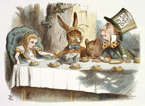 Il tè del Cappellaio Matto da John Tenniel