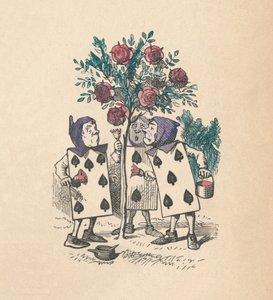 Le carte da gioco dipingono i cespugli di rose, 1889