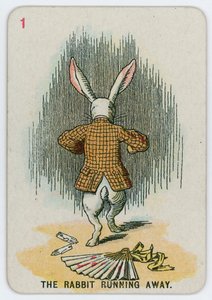 Il coniglio che scappa da John Tenniel