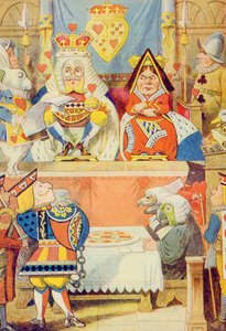 Il processo del Fante di Cuori, illustrazione da 