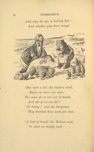 Il tricheco e il carpentiere con le ostriche da John Tenniel