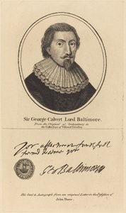 Sir George Calvert, Lord Baltimore da John Thane