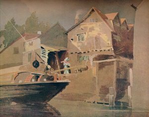 Il fiume, King Street, Norwich da John Thirtle