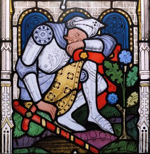 Cavaliere dormiente (dettaglio da La Resurrezione)