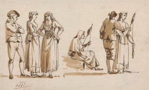 Contadini italiani da John Thomas Serres
