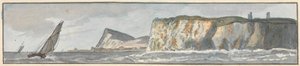Il South Foreland e la scogliera di Shakespeare (uno di cinque disegni su un supporto)