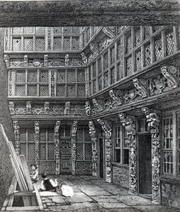 Un magnifico palazzo recentemente situato in Hart Street, Crutched Friars, pubblicato in 