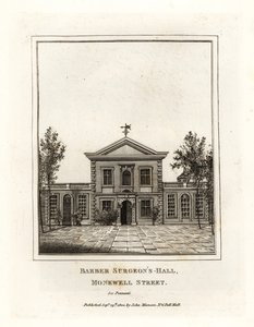 Sala del Barbiere Chirurgo, Monkwell Street da John Thomas Smith