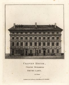 Craven House, Craven Buildings, Drury Lane, Londra da John Thomas Smith