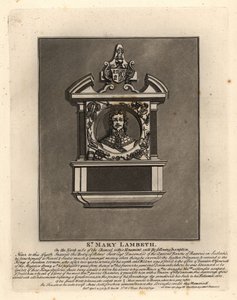 Effigie funeraria di Robert Scott, ufficiale dell