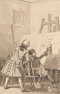 Hogarth che dipinge 
