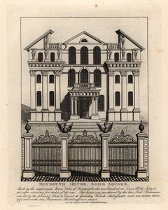 Casa di Monmouth, Soho Square, demolita nel 1773 da John Thomas Smith