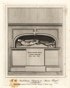 Monumento a Richard Fishbourne Mercer, morto nel 1625, nell