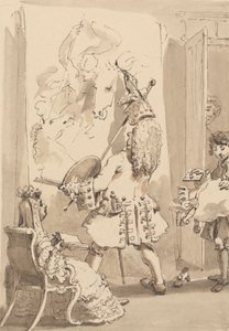 Il Ragazzo di Sir James Thornhill Entra nella Stanza del Maestro per Consegnare il Pacco e una Lettera alla Presenza di Lady Thornhill da John Thomas Smith