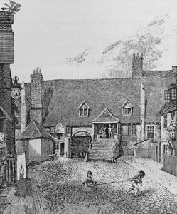 La sala di guardia, Scotland Yard, Westminster, 1805-1911 da John Thomas Smith