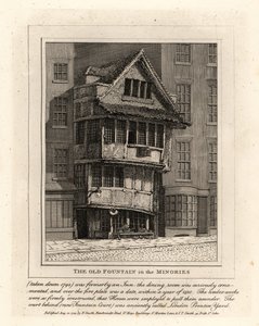 La vecchia fontana nella parrocchia di Minories, Londra da John Thomas Smith