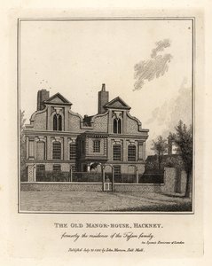 La vecchia casa padronale, Hackney, ex residenza della famiglia Tyssen da John Thomas Smith