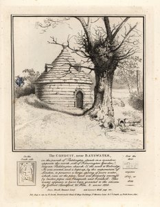 Il condotto vicino a Bayswater, Paddington, costruito per preservare una grande sorgente di acqua pura da John Thomas Smith