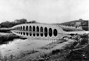 Cina, ponte, c.1870 (foto) da John Thomson