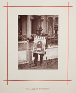 I cartelloni di Londra, 1877 da John Thomson