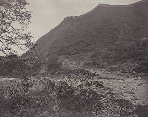 Veduta della Grande Muraglia, Cina, c. 1871 da John Thomson
