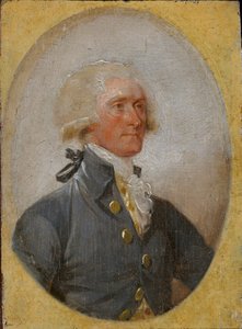 Miniatura del ritratto di Thomas Jefferson all