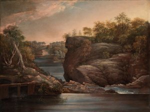 Le cascate di Norwich (o Le cascate dello Yantic a Norwich)