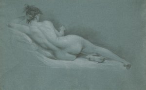 Nudo reclinato, vista posteriore da John Trumbull