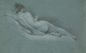 Nudo sdraiato, visto da dietro da John Trumbull