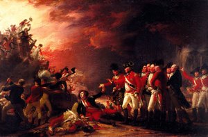 La sortita della guarnigione di Gilbraltar da John Trumbull