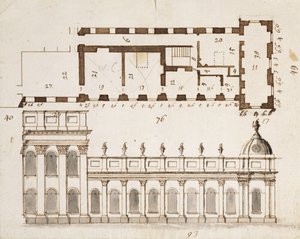 Castello Howard, Yorkshire: Un primo progetto per le tre baie dell