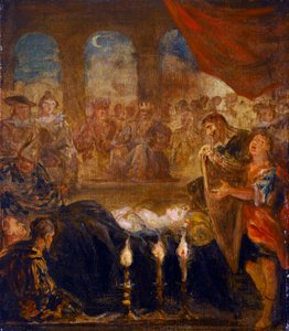 Don Chisciotte e la damigella sulla bara da John Vanderbank