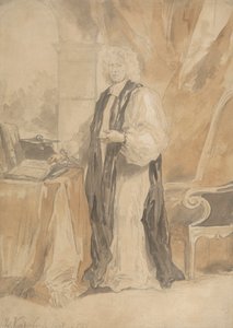 Studio di ritratto di un divino da John Vanderbank