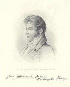 Ritratto di Washington Irving da John Vanderlyn