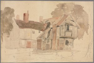 Cortile della chiesa di Bray, 1807 da John Varley