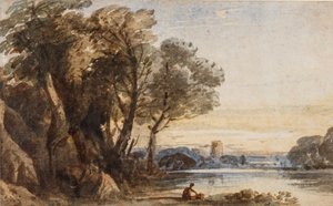 Paesaggio di Capriccio, c.1830 da John Varley